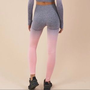Gymshark Ombré seamless (pink/charcoal)